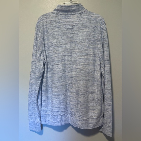 Izod Saltwater Relaxed Clasdics Quarter Zip Pullover Sz L - Picture 2 of 4